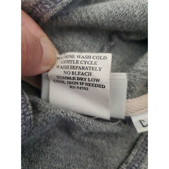 Hot Cotton By Marc Ware 2 pc Hooded Top Long Sleeve & Pants Gray Womens Size L - Picture 3 of 16